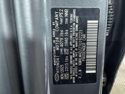 2026 Hyundai Elantra Hybrid Blue