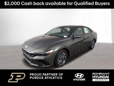 2026 Hyundai Elantra Hybrid Blue