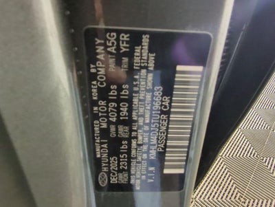 2026 Hyundai Elantra Hybrid Blue