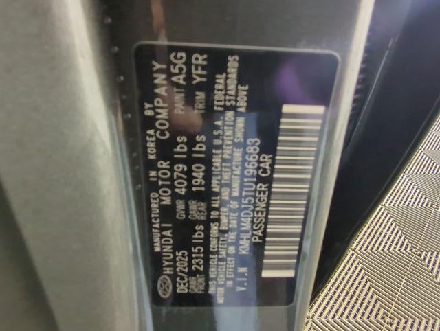 2026 Hyundai Elantra Hybrid Blue