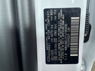 2026 Hyundai Elantra Hybrid Blue