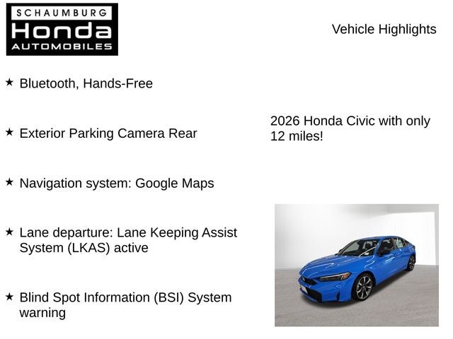 2026 Honda Civic Hybrid Sport Touring