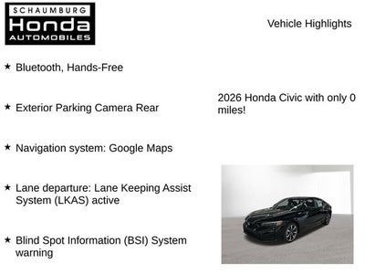 2026 Honda Civic Hybrid Sport Touring