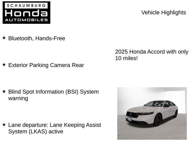 2025 Honda Accord SE