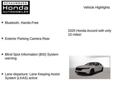 2025 Honda Accord SE