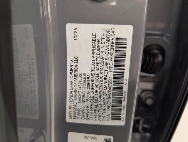 2025 Honda Accord SE