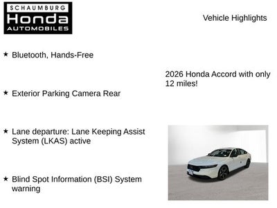 2026 Honda Accord Hybrid Sport