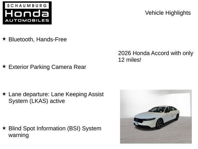 2026 Honda Accord Hybrid Sport
