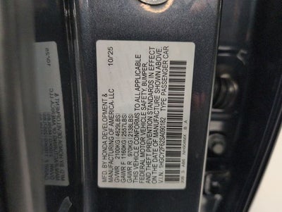 2025 Honda Accord Hybrid EX-L