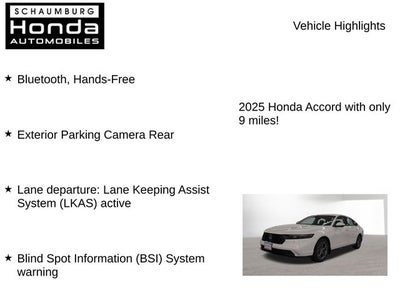 2025 Honda Accord Hybrid EX-L