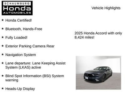 2025 Honda Accord Hybrid Touring