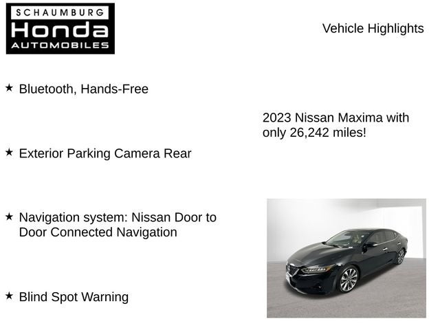 2023 Nissan Maxima Platinum