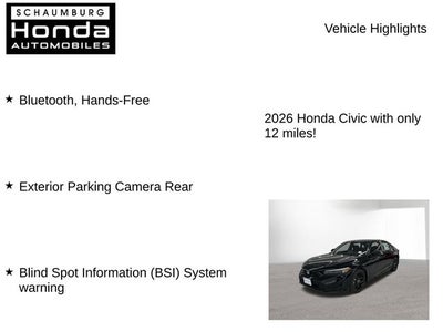 2026 Honda Civic Sport