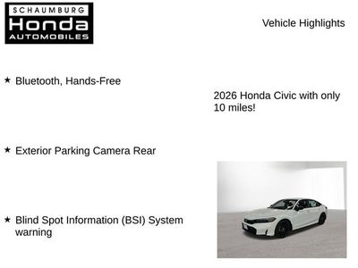2026 Honda Civic Sport