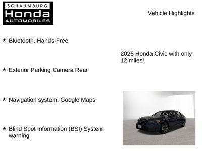 2026 Honda Civic Hybrid Sport Touring