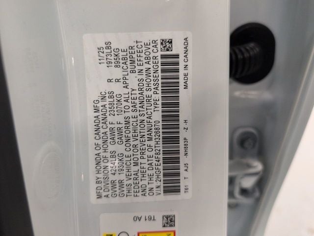 2026 Honda Civic Hybrid Sport Touring