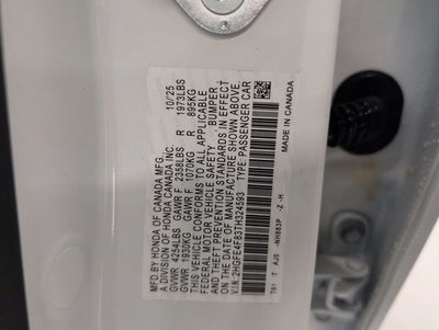 2026 Honda Civic Hybrid Sport Touring