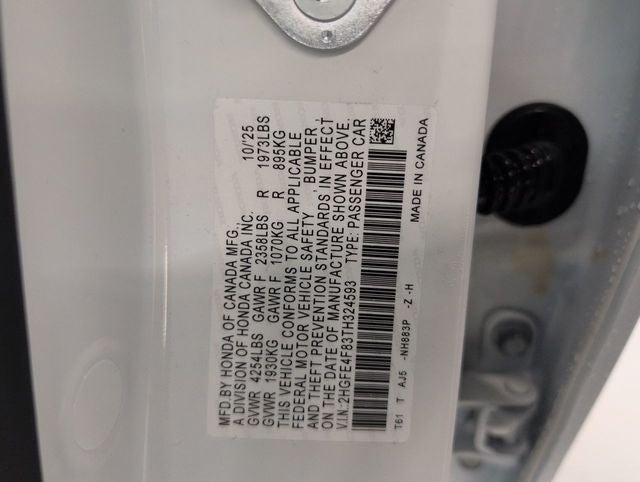 2026 Honda Civic Hybrid Sport Touring