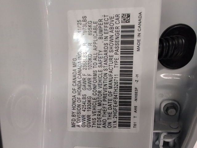 2026 Honda Civic Hybrid Sport