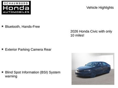 2026 Honda Civic Hybrid Sport