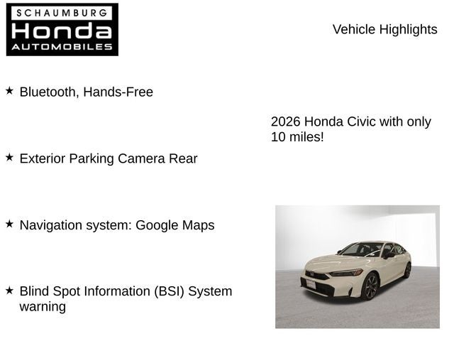 2026 Honda Civic Hybrid Sport Touring