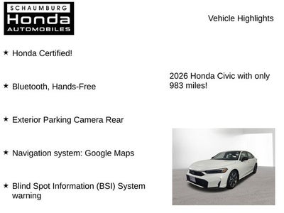 2026 Honda Civic Hybrid Sport Touring