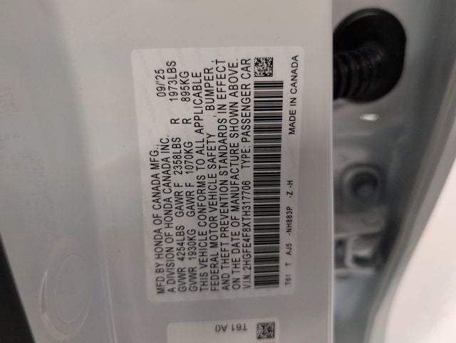 2026 Honda Civic Hybrid Sport Touring