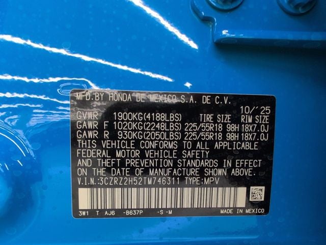 2026 Honda HR-V Sport