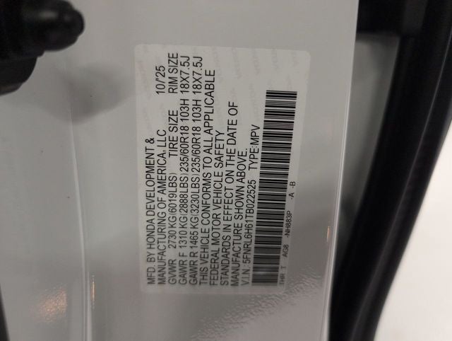 2026 Honda Odyssey EX-L