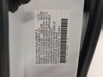 2026 Honda Odyssey Touring