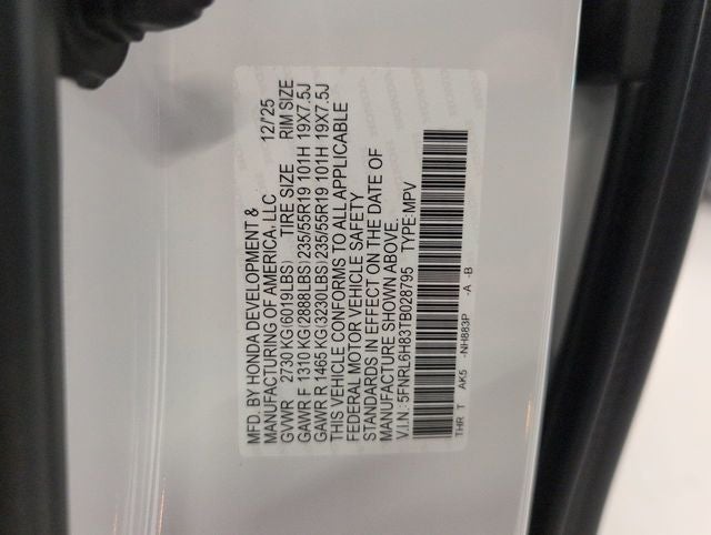 2026 Honda Odyssey Touring