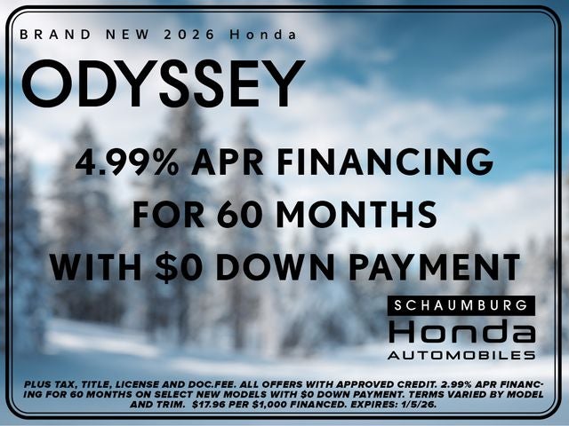 2026 Honda Odyssey Elite