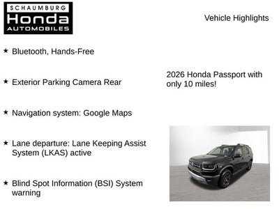 2026 Honda Passport RTL