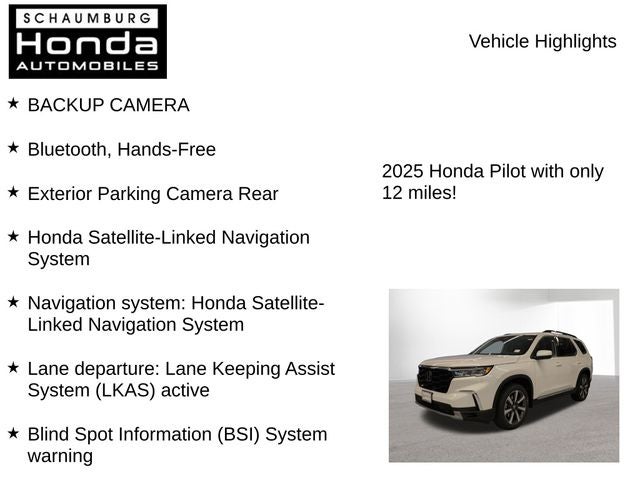 2025 Honda Pilot Touring