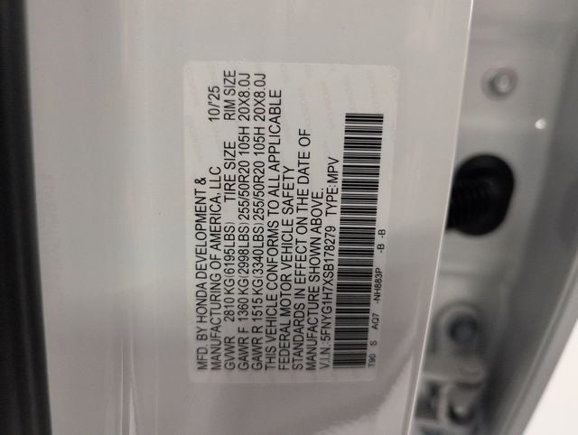 2025 Honda Pilot Touring+