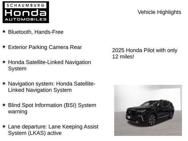 2025 Honda Pilot Elite