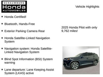 2025 Honda Pilot Elite