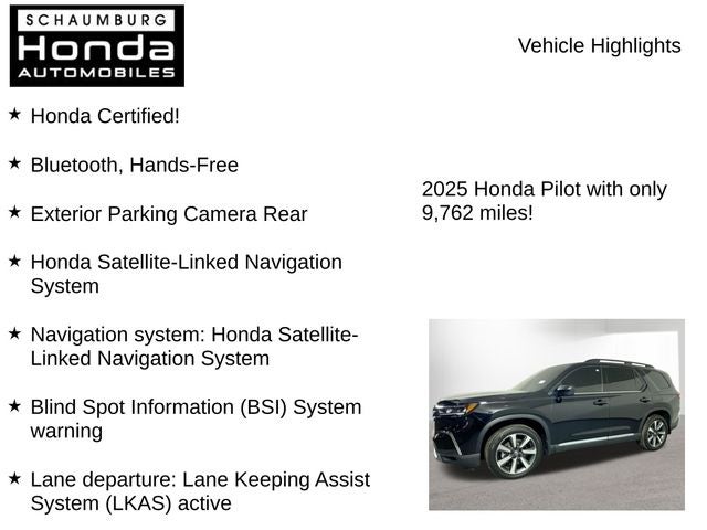 2025 Honda Pilot Elite