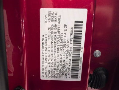 2026 Honda Ridgeline RTL