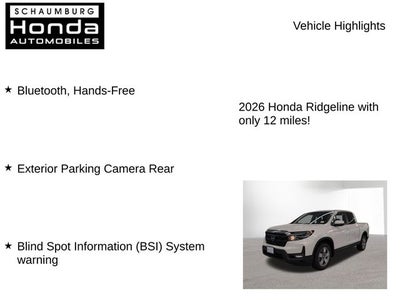2026 Honda Ridgeline RTL