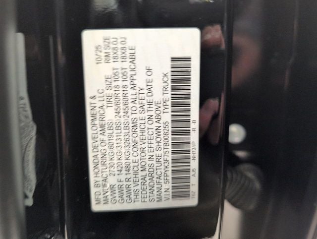 2026 Honda Ridgeline TrailSport+