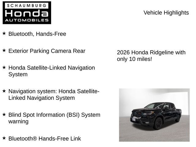 2026 Honda Ridgeline TrailSport+