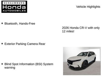 2026 Honda CR-V Hybrid Sport