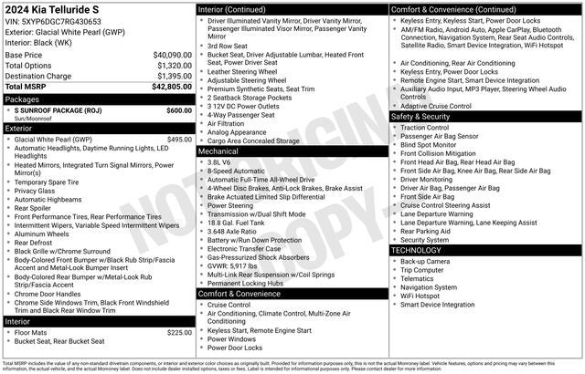 2024 Kia Telluride S