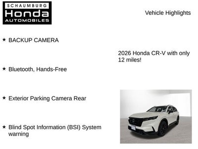 2026 Honda CR-V Hybrid Sport