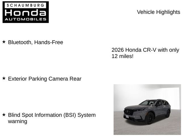 2026 Honda CR-V Hybrid Sport-L