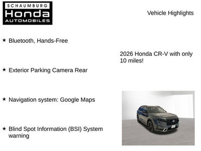 2026 Honda CR-V Hybrid Sport Touring