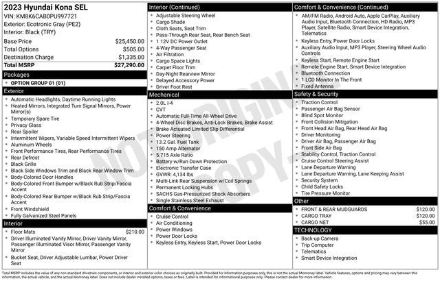 2023 Hyundai Kona SEL