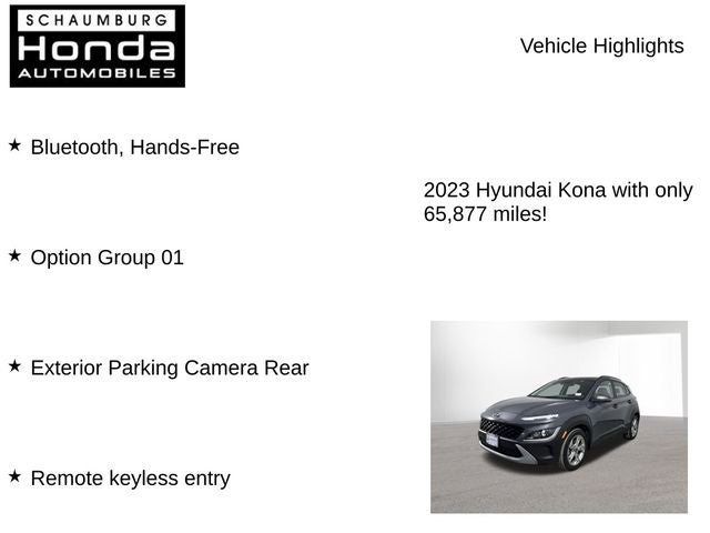 2023 Hyundai Kona SEL