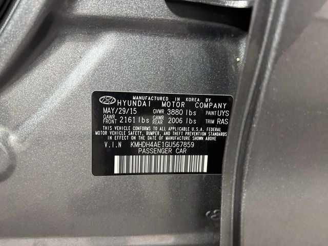 2016 Hyundai Elantra Limited